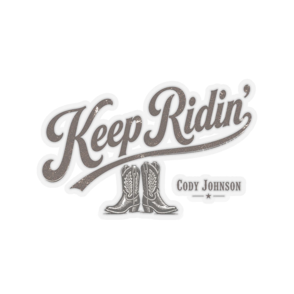 Cody Johnson "Keep Ridin" Sticker