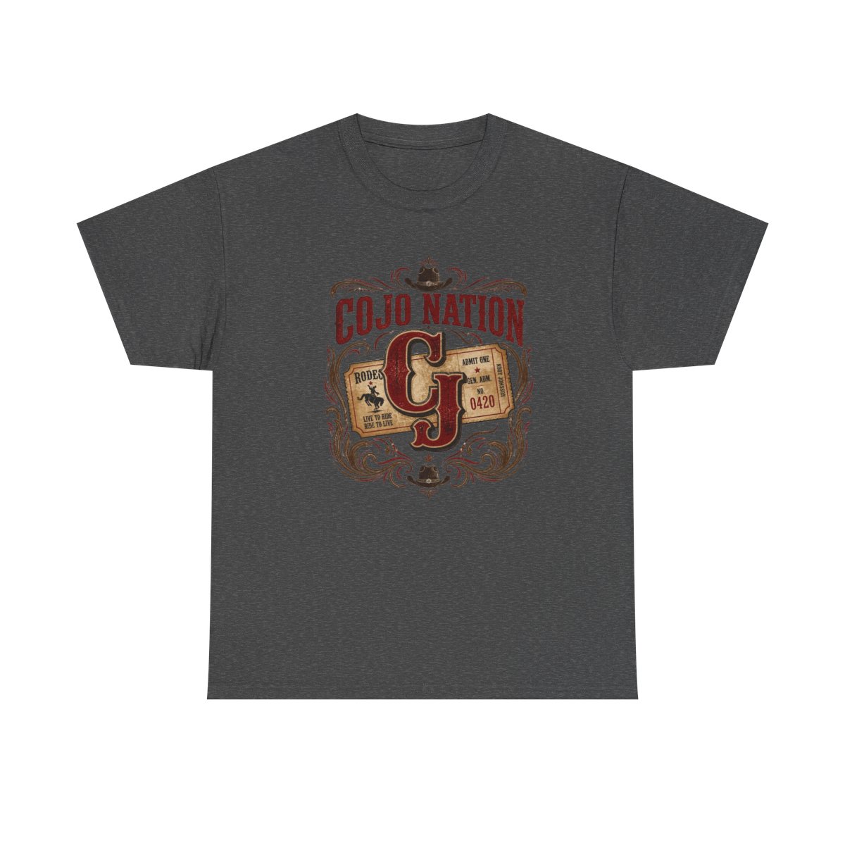 Cody Johnson "COJO NATION" Unisex Tee - alternate angle 3, merchandise