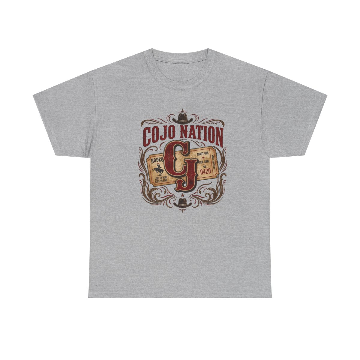 Cody Johnson "COJO NATION" Unisex Tee - alternate angle 2, merchandise