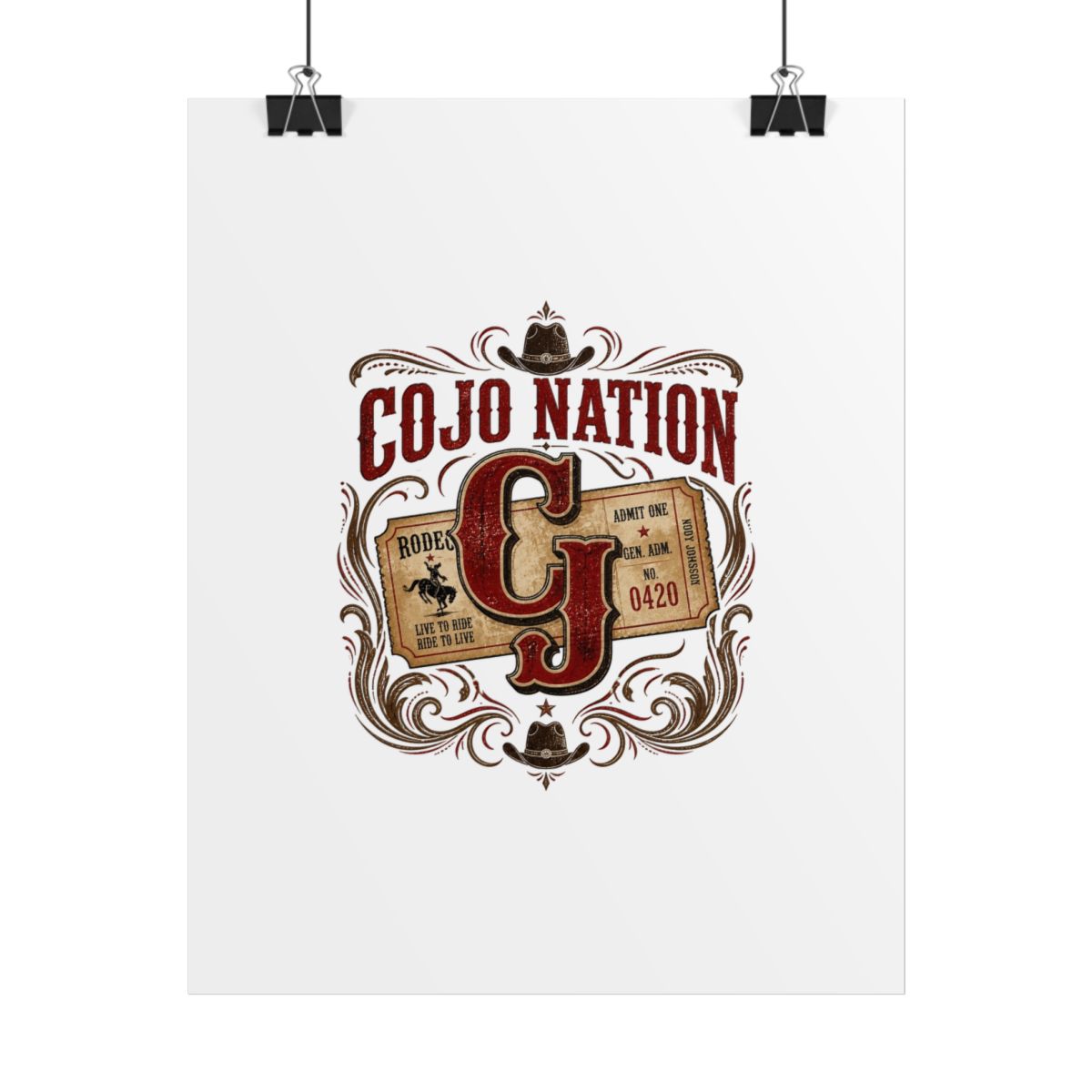Cody Johnson "COJO NATION" Poster